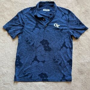 Tommy Bahama Georgia Tech Hawaiian Polo Small